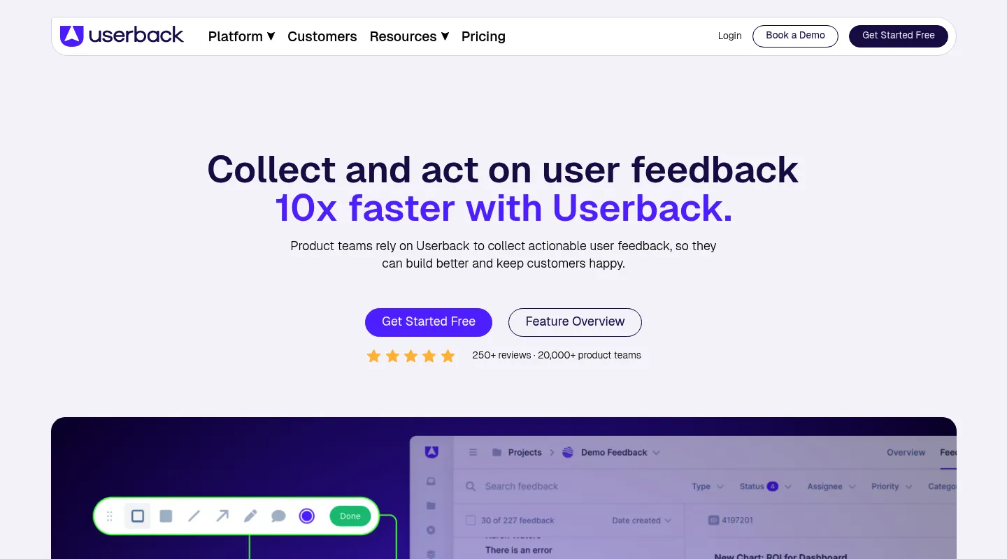 Best Userback alternative for website feedback in 2026