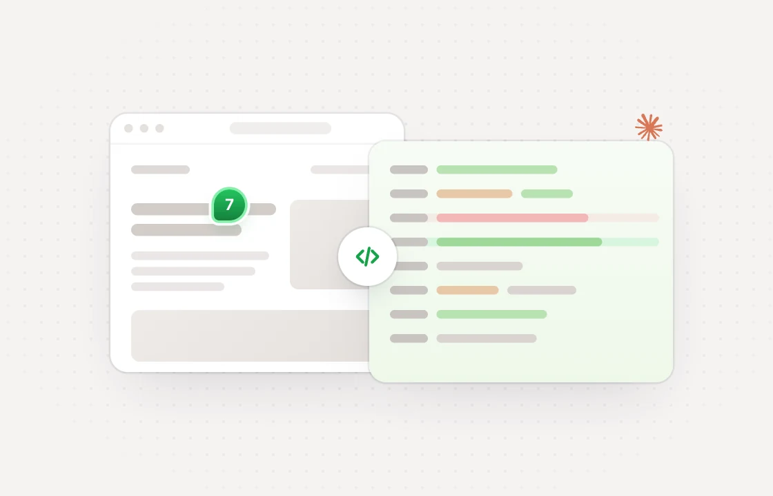 A pinned page beside the code change an agent makes for it, then the pin resolves